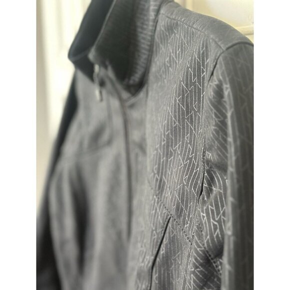 Eddie Bauer W's Size M Black Fleece Lined Softshell Full Zip Jacket Zip Pockets - Picture 3 of 16